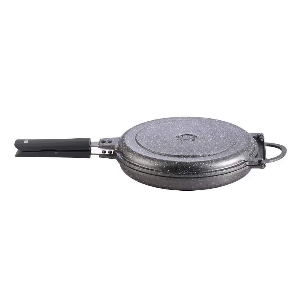 Сковорода-гриль двусторонняя Bergner Orion 26 см (BG-35100-GY) - фото 3