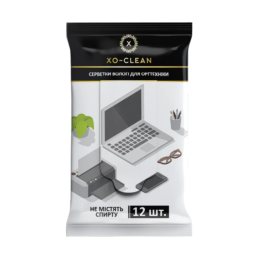 Серветки XoKo для техніки 12 шт (XO-Clean-12)