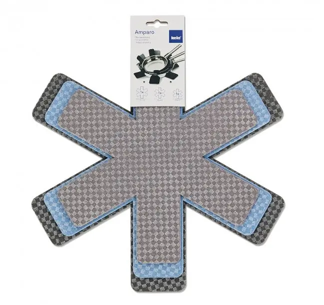 Захист для зберігання сковорідок Kela Amparo, блакитний, 3 шт. (12327) - фото 4