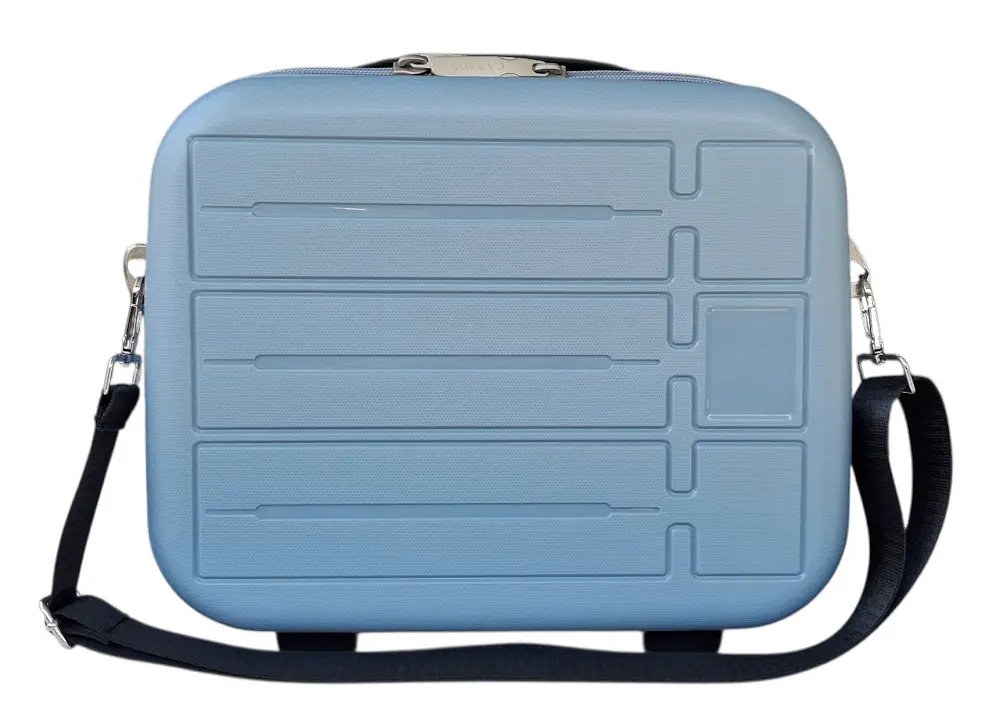 Б'юті-кейс Carbon 65903 поліпропілен 28х32х18 см 12 л Блакитний - фото 7