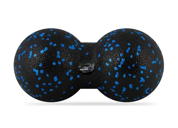 Набір м'ячів для масажу та йоги PowerPlay PP_4090 EPP (Комплект з 2 штук) Blue (PP_4090_Blue) - фото 4