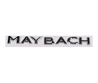 Емблема напис Maybach Хром 195 мм Пластик на скотчі (OEM: A2228173300) - фото 4