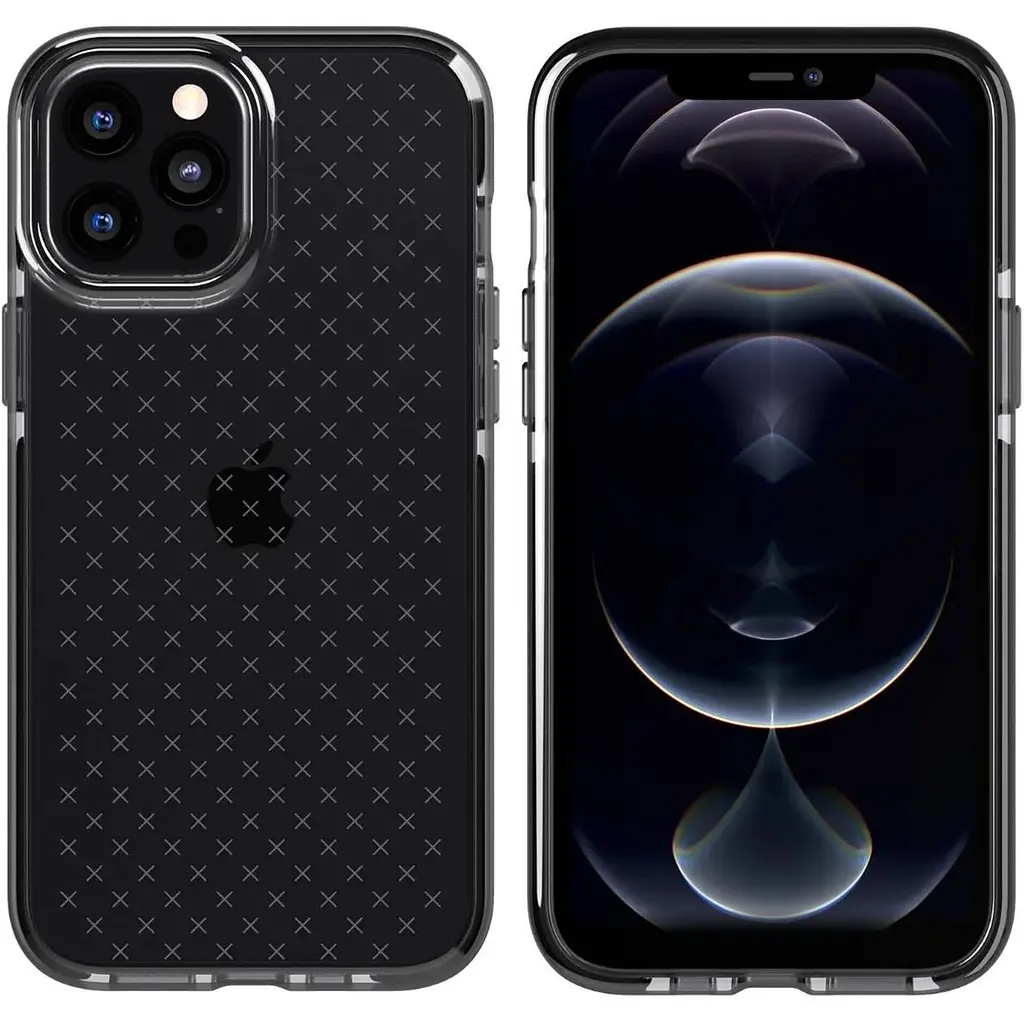 Оригинальный противоударный чехол Tech21 Evo Check для iPhone 12 Pro (6.1") Smokey Black T21-8373 - фото 7