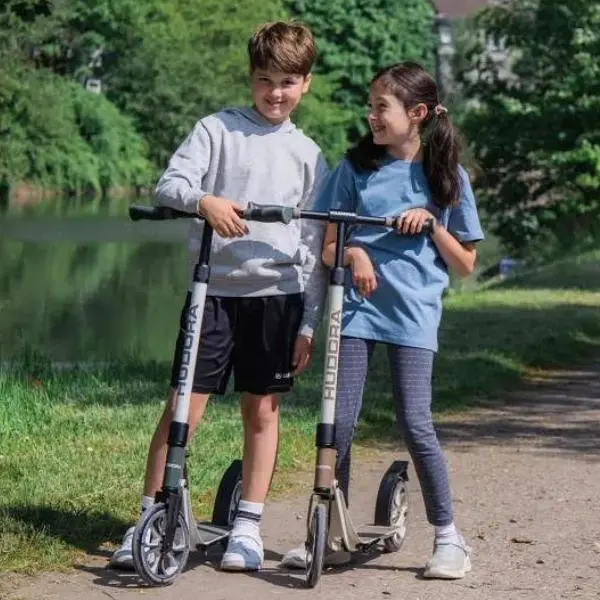 Самокат Hudora Bigwheel Advanced 205 Black-Green (14151) - фото 8