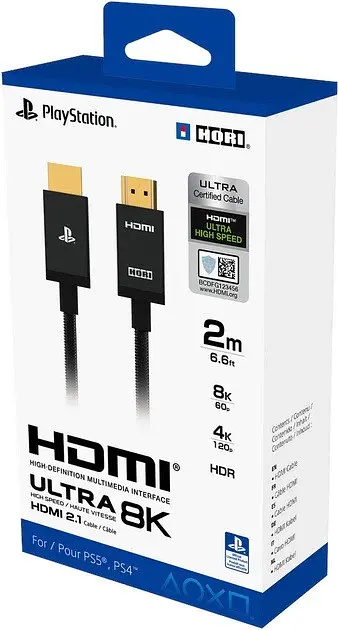 Кабель HDMI Sony PS5 Ultra High Speed 8K 2 м (0810050910583) - фото 3