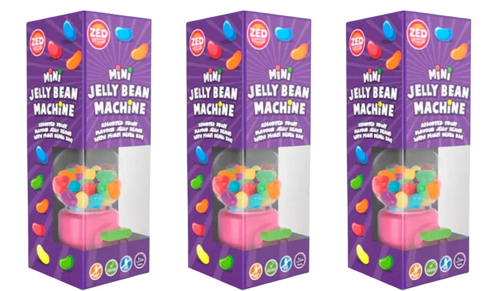 Цукерки Zed Candy Mini Jelly Bean Machine Gift Box 175 г - фото 3