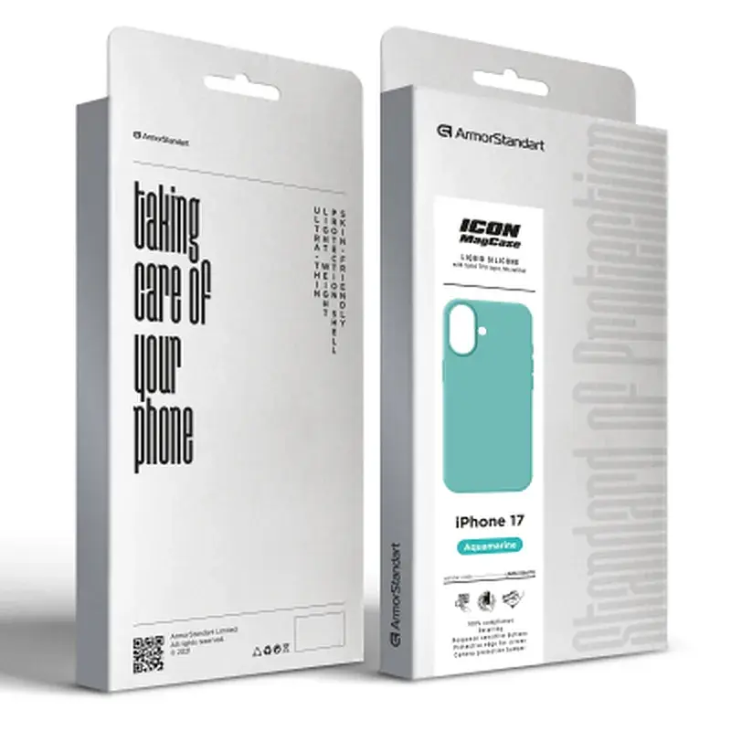 Чохол до мобільного телефона Armorstandart ICON2 MagCase Apple iPhone 17 Aquamarine (ARM86670) - фото 2