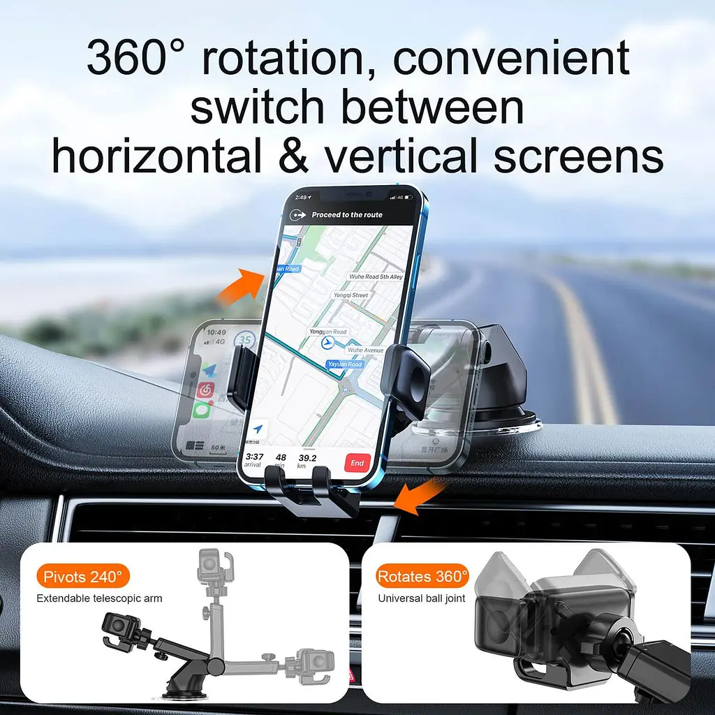Тримач Joyroom Car Phone Holder Dashboard JR-ZS283 - фото 7