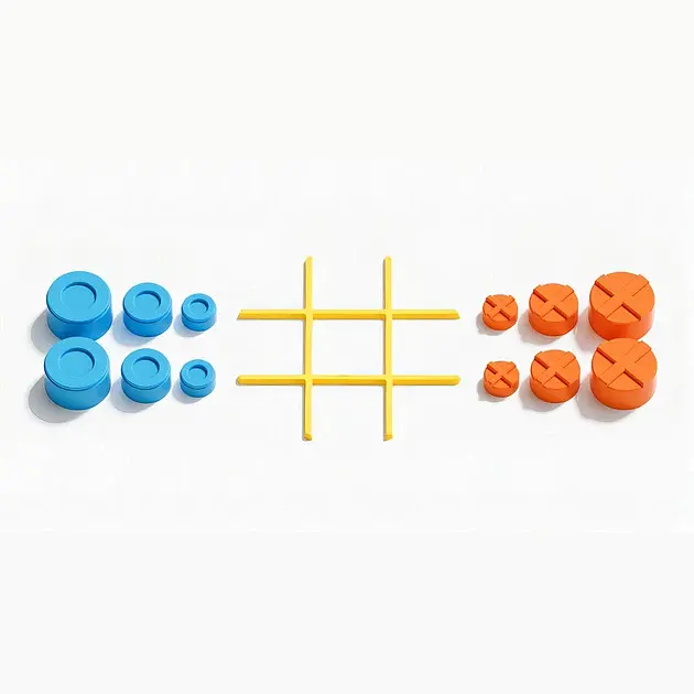 Інтерактивна гра хрестики-нуліки GiiKER Tic-Tac-Toe Bolt JKJZQ001 Yellow - фото 4