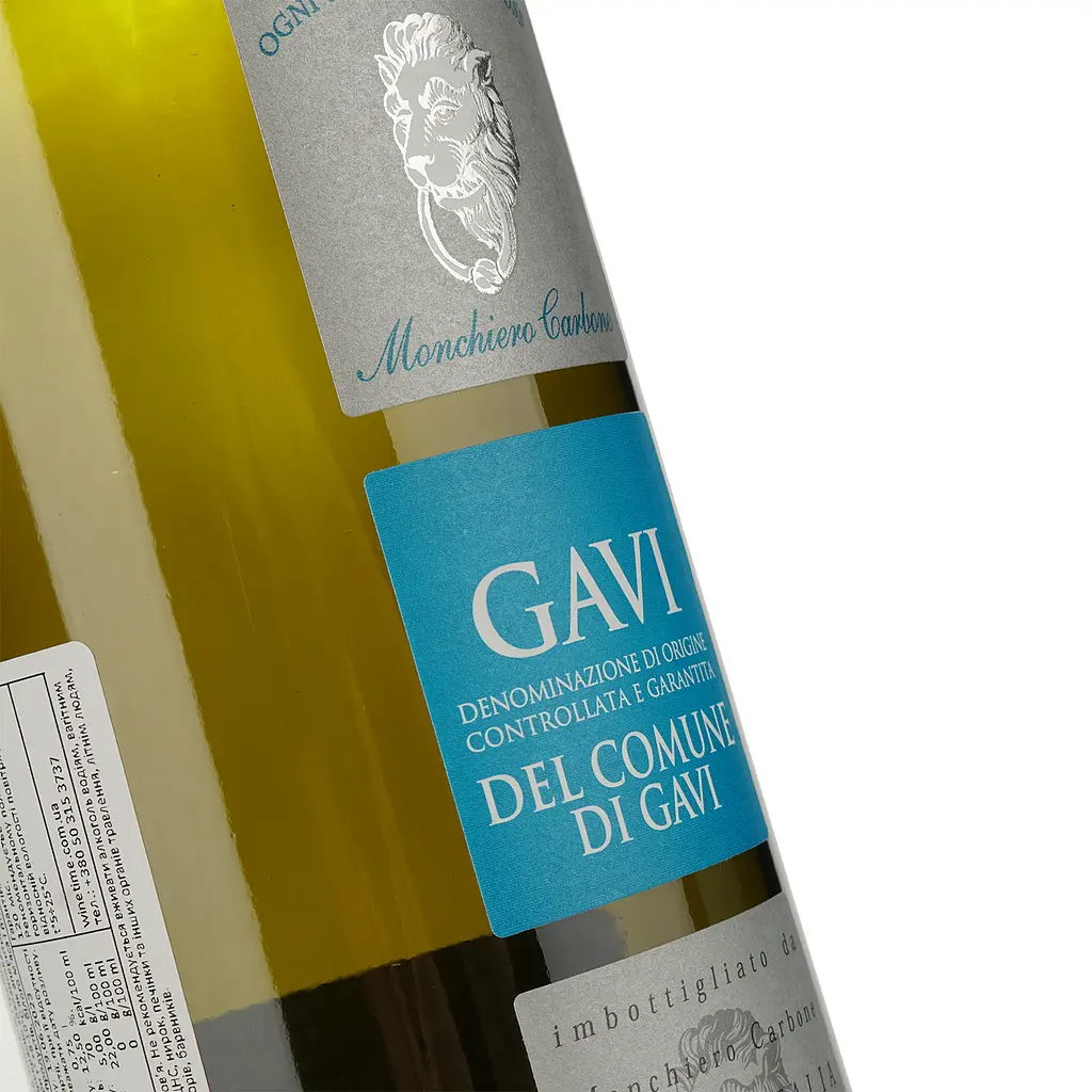 Вино Monchiero Carbone Gavi di Gavi, белое, сухое, 12,5%, 0,75 л (8000015195868) - фото 3