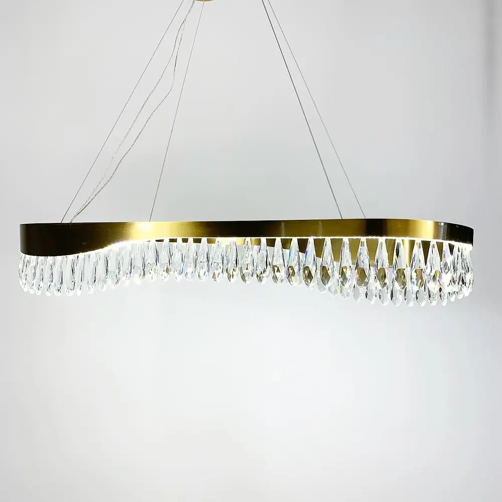 Удлиненная люстра Xavier с хрустальными камнями | Ст. MD9132L-1000 | Line F - фото 6