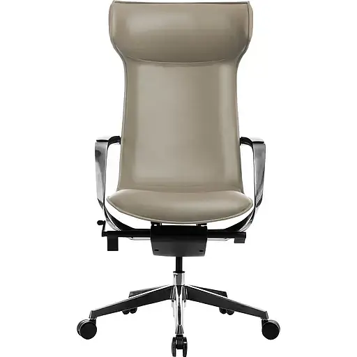 Офисное кресло GT Racer X-003F Leather, темно-бежевое (X-003F LEATHER Dark Beige) - фото 6