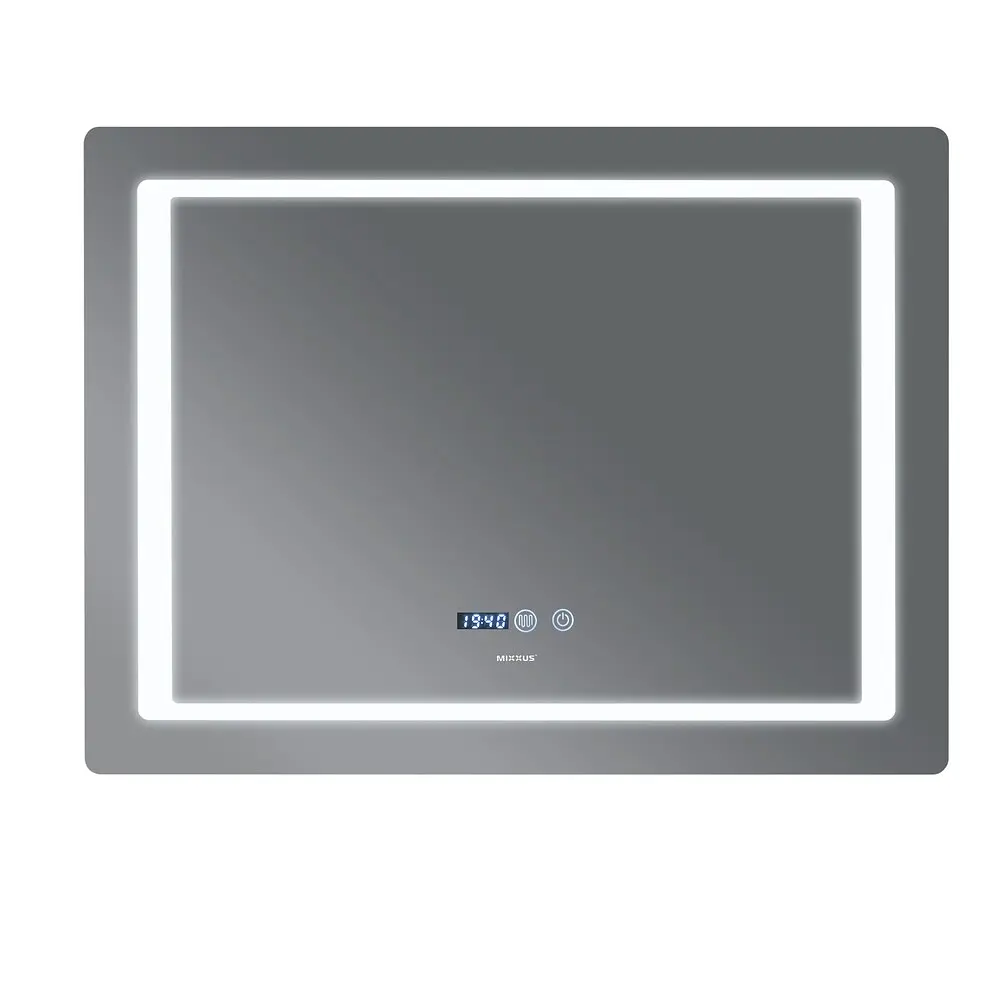 Дзеркало Mixxus Style MR03-70x50 (годинник, LED-підсвічування, антизапотівання) MI6006 - фото 3