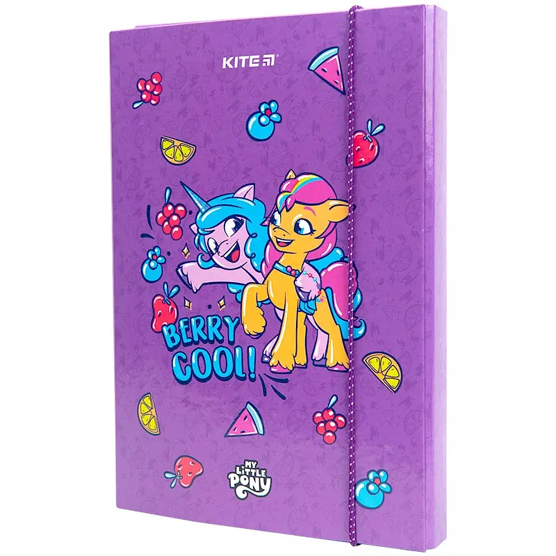 Папка для зошитів В5 на гумці My Little Pony LP23-210 Kite