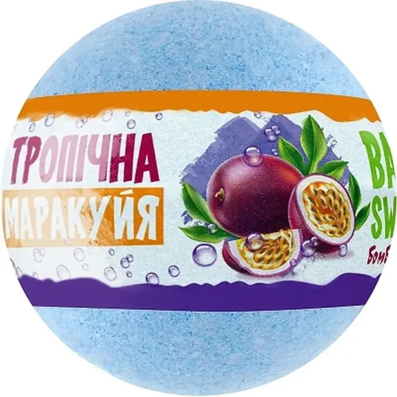 Бомбочка для ванни AquaShine Bath Sweets Тропічна маракуйя 100 г (4820240940609)