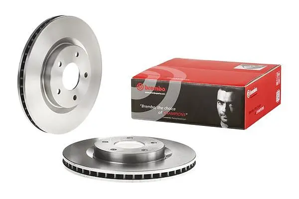 Диск тормозной вентилируемый Nissan Juke I, X-trail II, Qashqai I 06-25г Brembo ( 09.A716.20 ) - фото 2