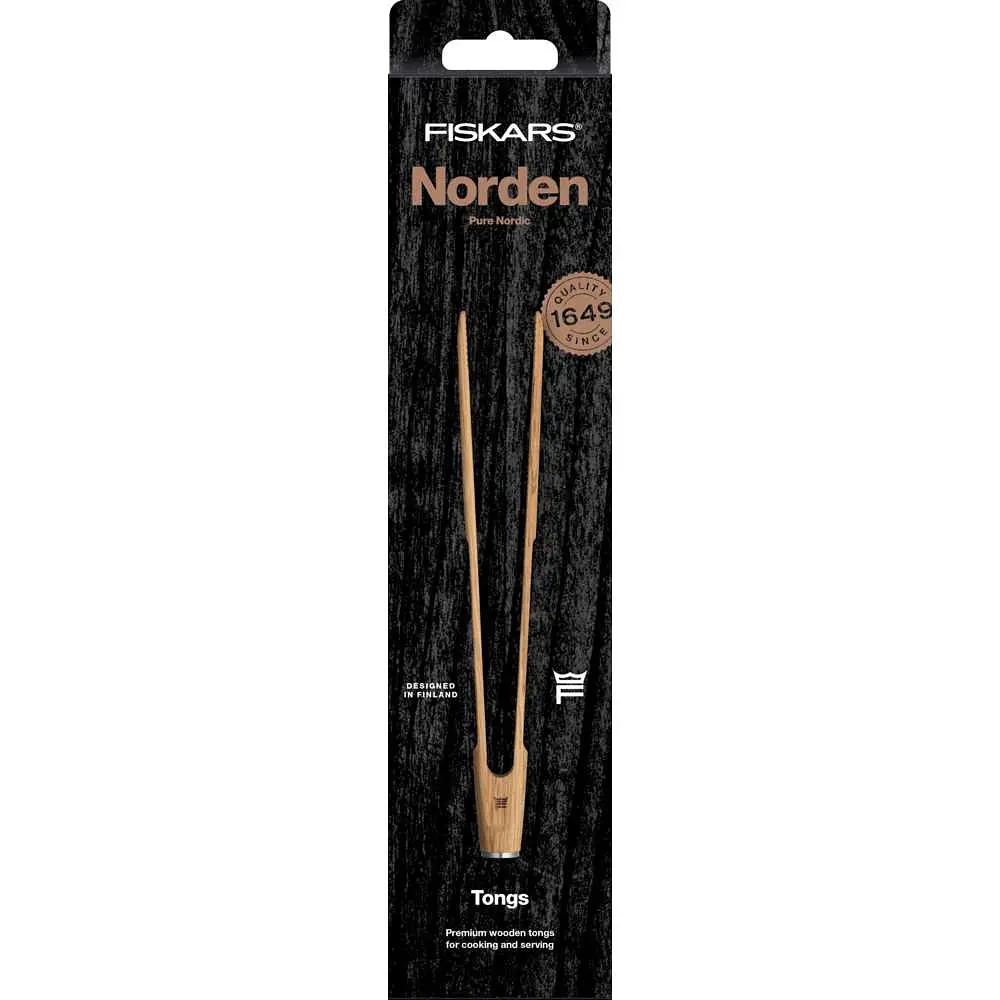 Щипці кухонні дерев'яні Fiskars Norden (1065699) - фото 5