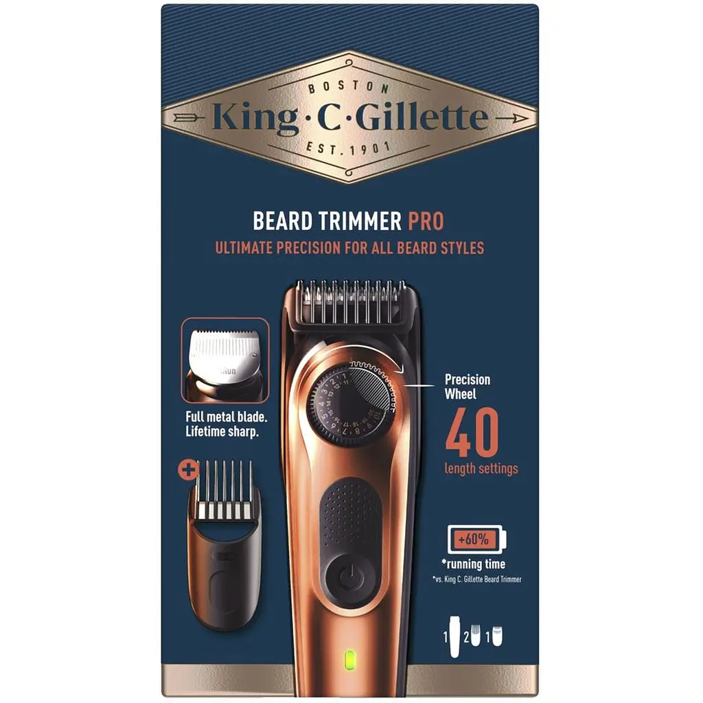Тример для бороди King C. Gillette Pro електричний - фото 2