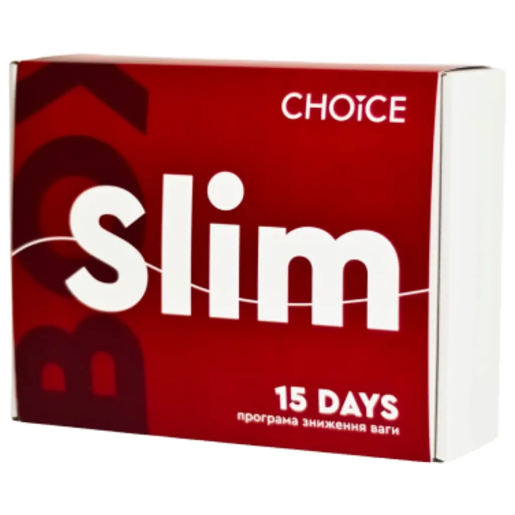 SLIM BOX Чойс 15 днів – інтенсивна програма контролю ваги, детокс і жироспалювання | Choice Phyto