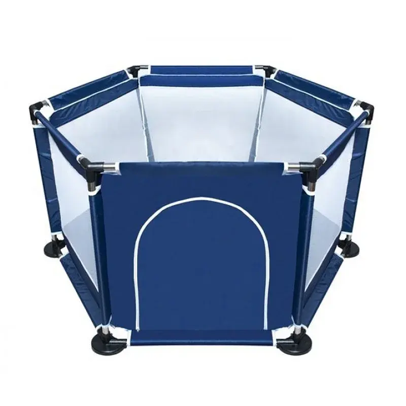 Манеж дитячий Malatec 126х109х65, 5 см темно-синій - фото 4