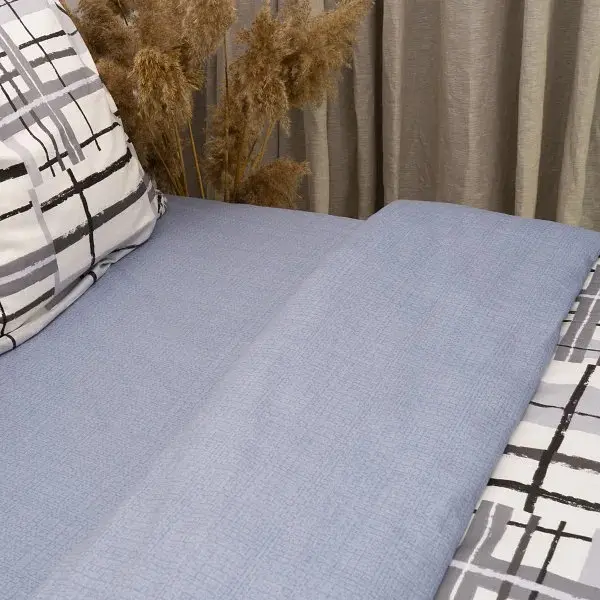 Постільна білизна євро Viluta Сатин Twill 701-E 220х200 см - фото 3