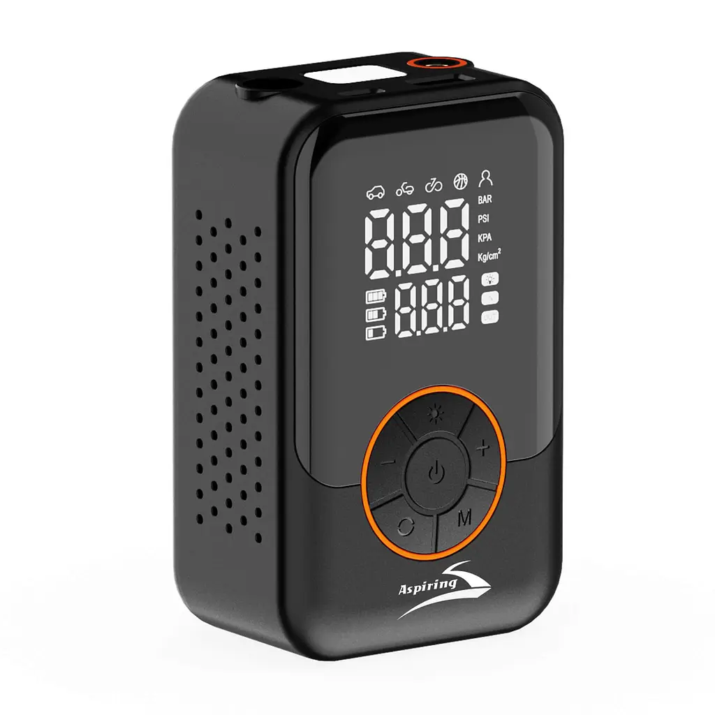 Портативний автокомпресор Aspiring Storm 5 Powerbank 70W 23L/min Wireless and Cord - фото 6