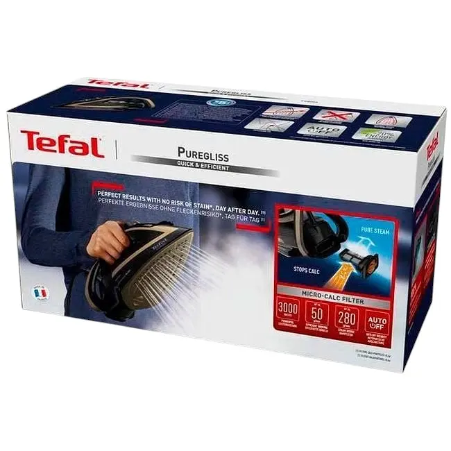 Утюг Tefal Puregliss Coppertinto & Black FV8064E0 [91227] - фото 4