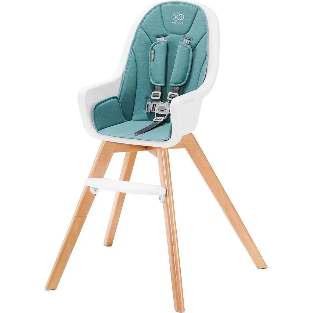 Стільчик для годування Kinderkraft Tixi Turquoise блакитний (00-00158724) - фото 2