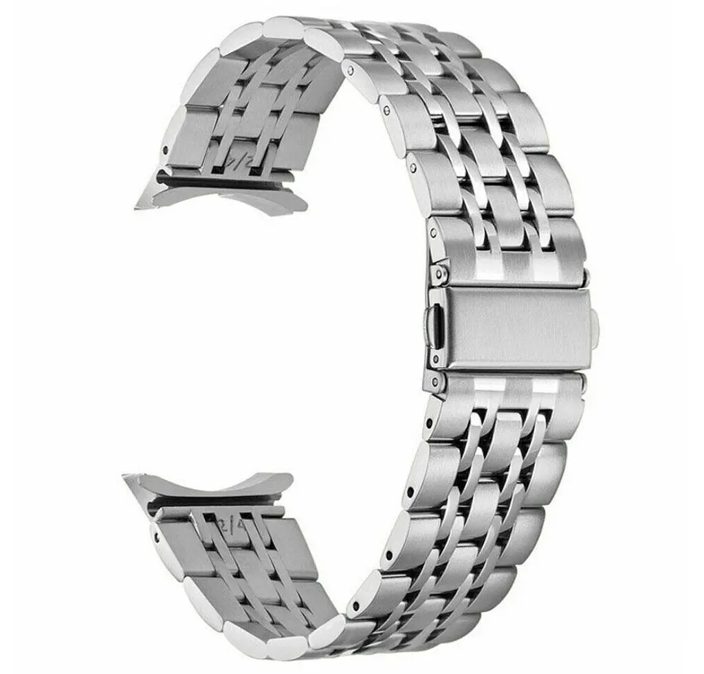 Металлический ремешок Primolux Steel Link для часов Samsung Galaxy Watch 4 44 мм SM-R870 Silver - фото 3
