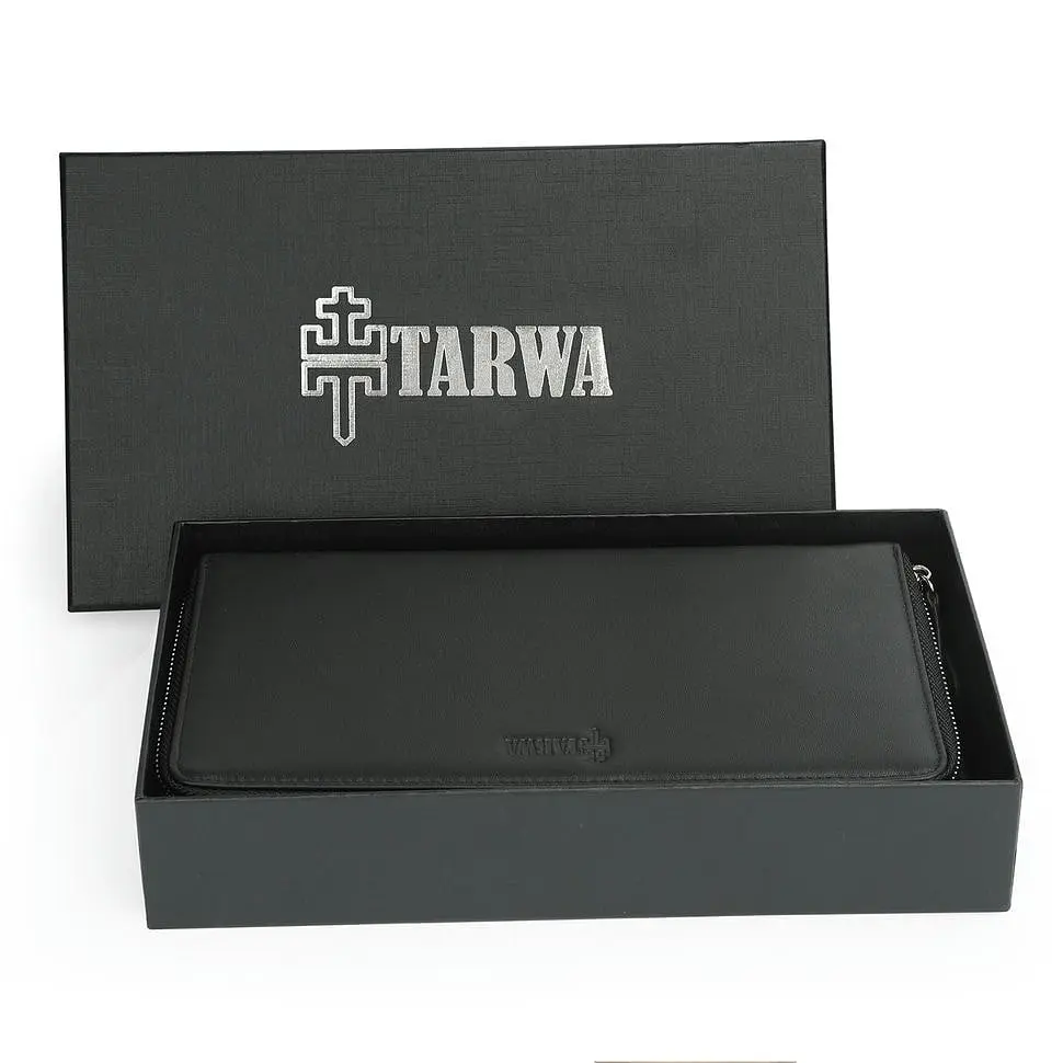 Кожаный мужской клатч TARWA 22х13х4 см sum0026207 - фото 7