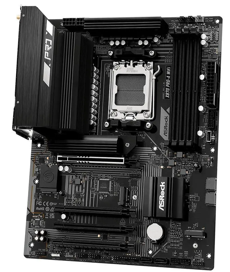 Материнська плата AsRock X870 PRO-A WIFI (X870 PRO-A WIFI) (Socket AM5, AMD X870, ATX) - фото 4