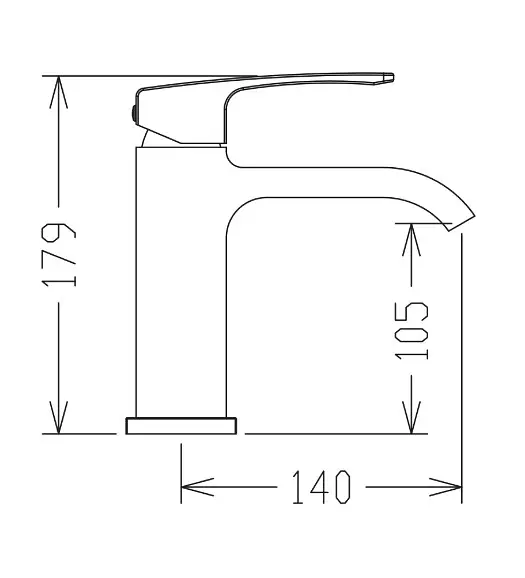 Змішувач для раковини Koer KB-10037-01 (KR5998) - фото 5