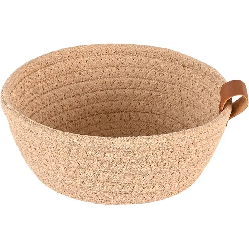 Кошик плетений МВМ My Home (MVM) TH-33 S 16х6.5 см бежевий (TH-33 S BEIGE)