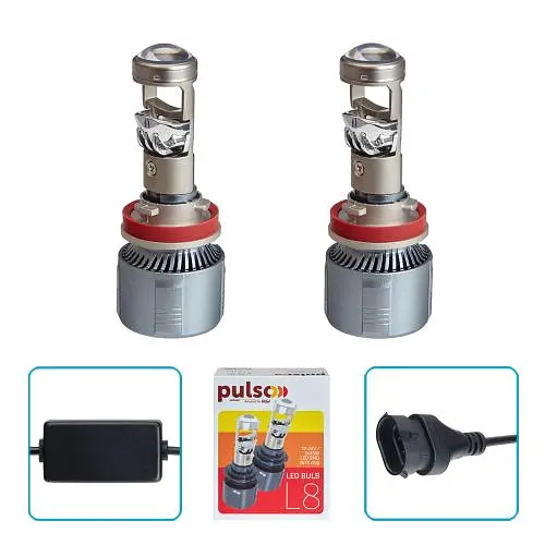Лампи PULSO L8-H11/3570 chip/12-24v/2*45W/10800Lm/6500K