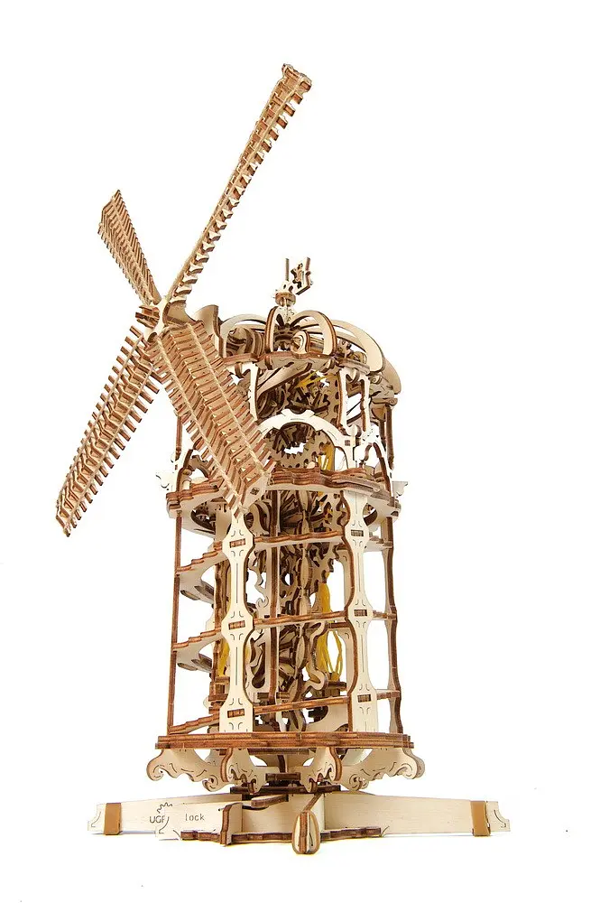 Механический 3D Пазл Ukrainian Gears Башня-Мельница, 585 элементов (70055) - фото 2