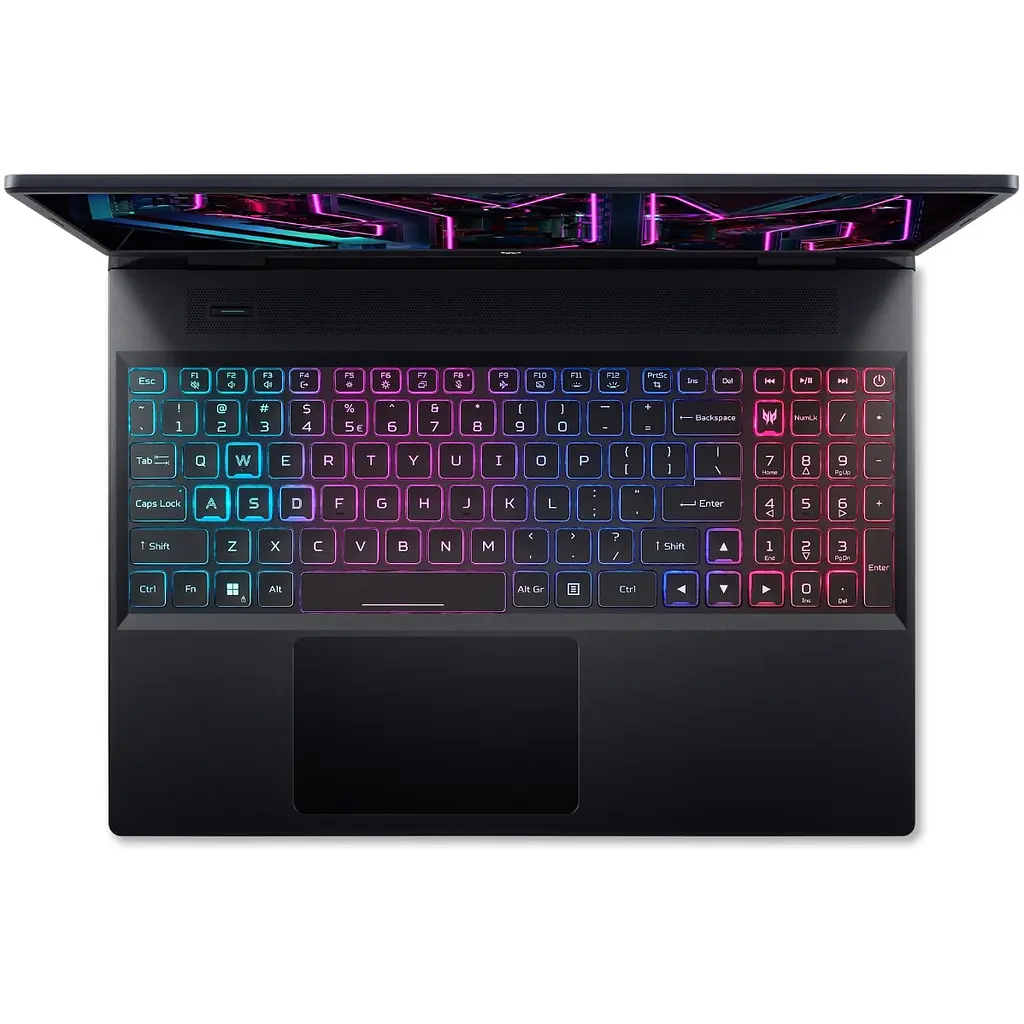 Ноутбук Ігровий Acer Predator Helios Neo 16 PHN16-72-71YK з процесором Intel Core i7-14700HX pana la 5.5GHz, 16", WQXGA, IPS, 240Hz, 16 GB DDR5, 1TB SSD, NVIDIA® No OS, Abyssal чорний - фото 6
