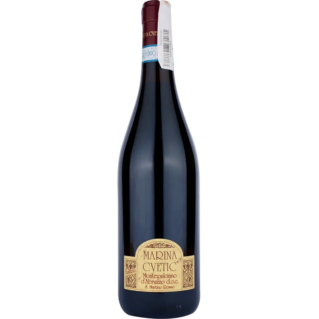 Вино Masciarelli Montepulciano d'Abruzzo DOC Marina Cvetic, красное, сухое, 14%, 0,75 л - фото 1