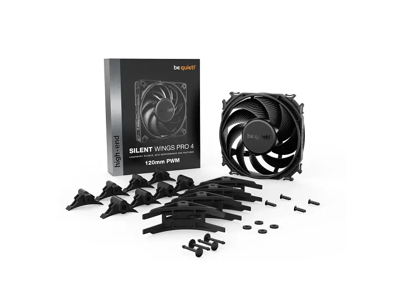 Вентилятор для корпусу Be quiet! Silent Wings Pro 4 120mm PWM (BL098) - фото 3