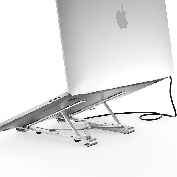 Підставка для ноутбука Choetech HUBM43SL + док станция USB-C 7in1 - фото 2