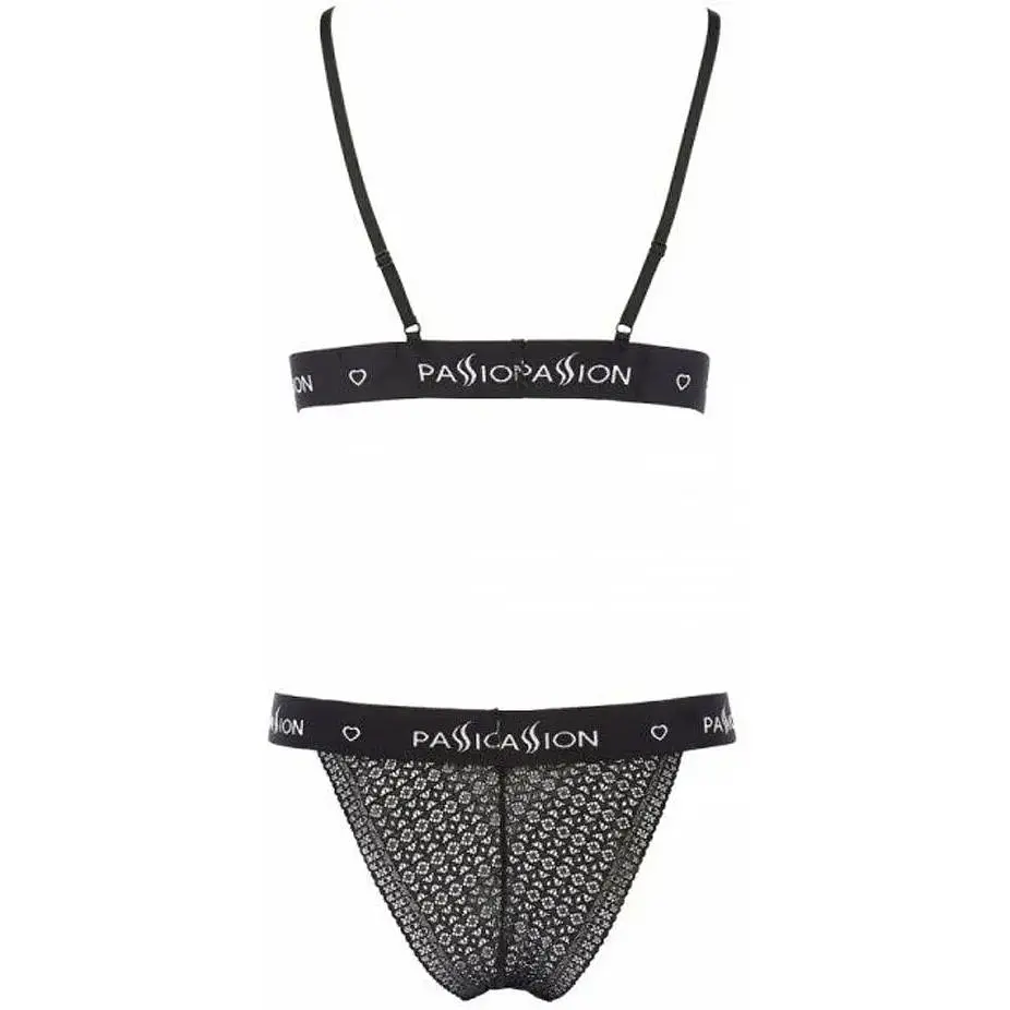 Комплект білизни Passion Exclusive Glamiss SET Black XXL/XXXL - фото 4