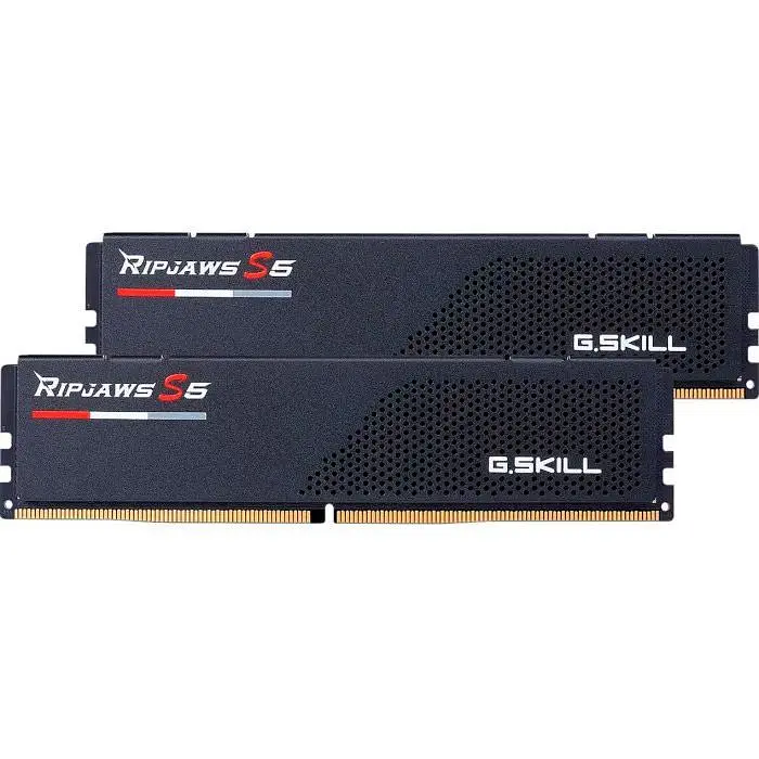 Модуль пам'яті DDR5 G.Skill Ripjaws S5 2x32GB 6400 MHz Matte Black (F5-6400J3239G32GX2-RS5K) [102618] - фото 2