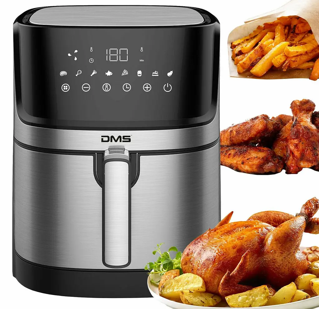 Многофункциональная печь DMS HF-6E XXL с духовкой 1800 Вт системой Air Fryer функция горячий воздух - фото 2