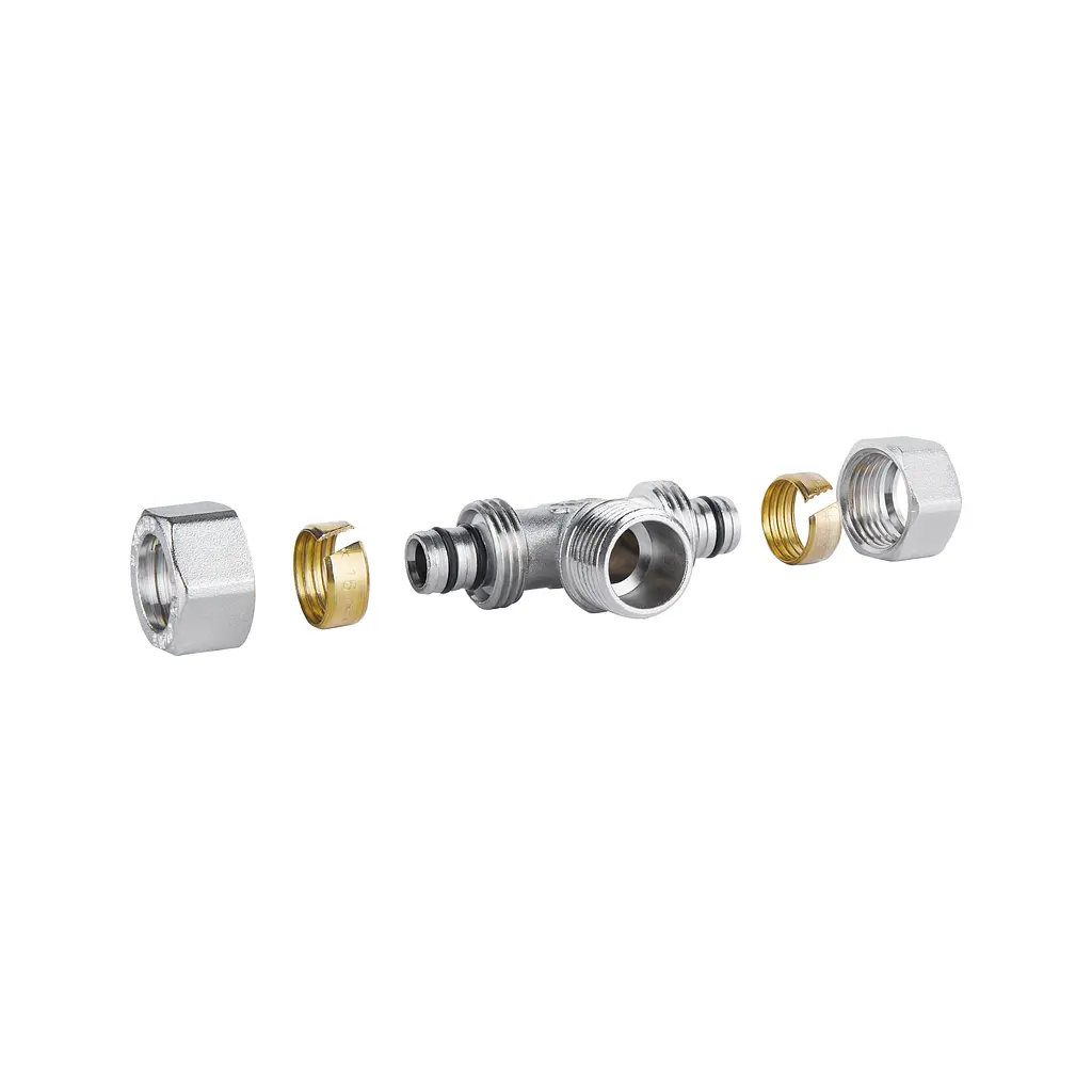 Трійник обтискний SD Plus 16х1/2"х16 ЗР SD160W161516 - фото 3