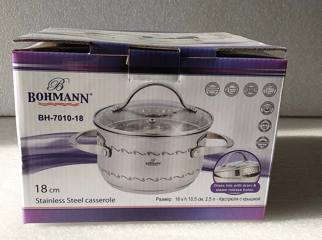 Каструля Bohmann BH-7010-18 2,5 л - фото 9