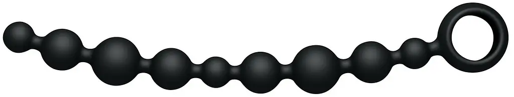 Анальний ланцюжок Joyballs Anal Wave Long 29.8 см (чорний) - фото 5