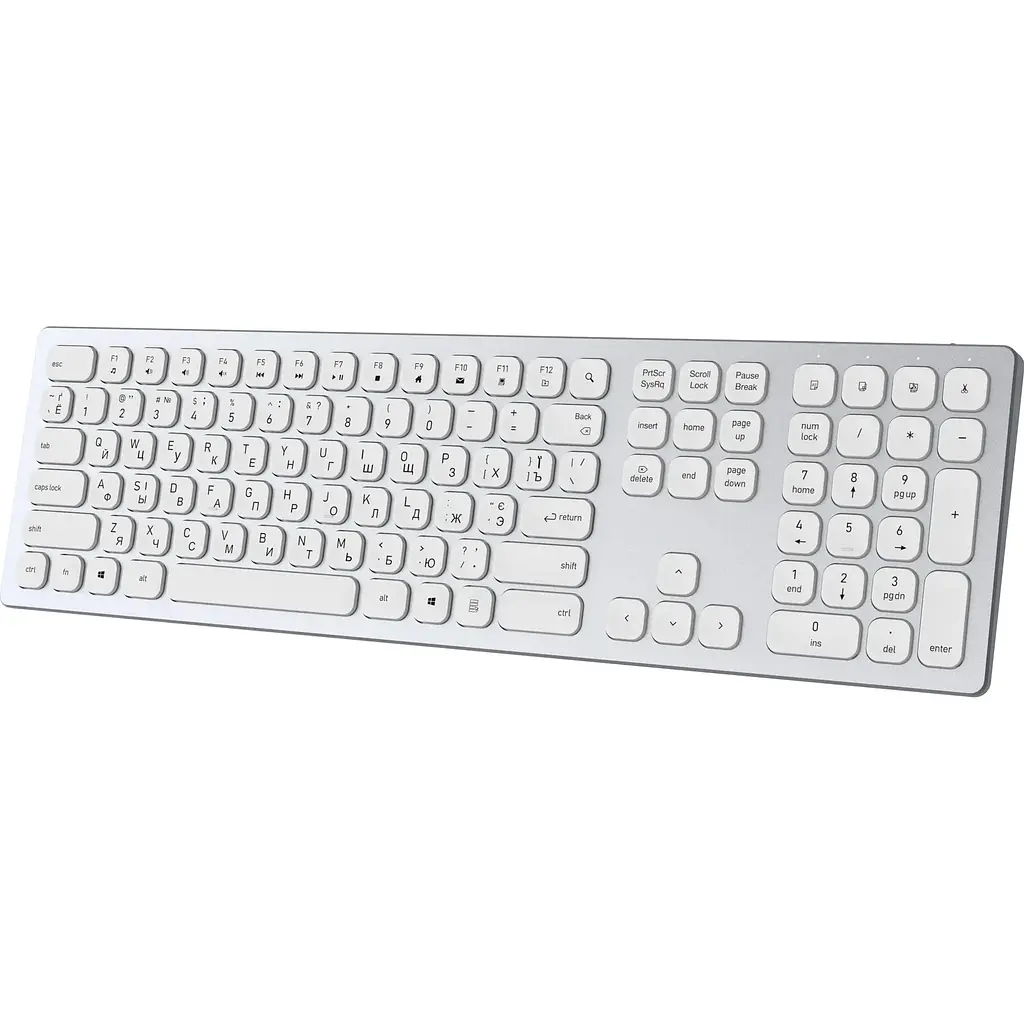 Клавіатура OfficePro бездротова біла (SK1550W) - фото 3