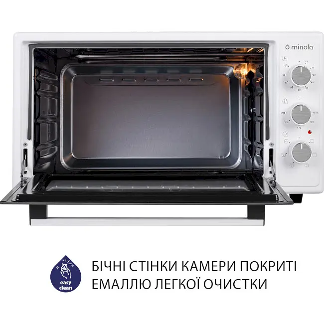 Електрична піч Minola Foet 4815 WH - фото 9