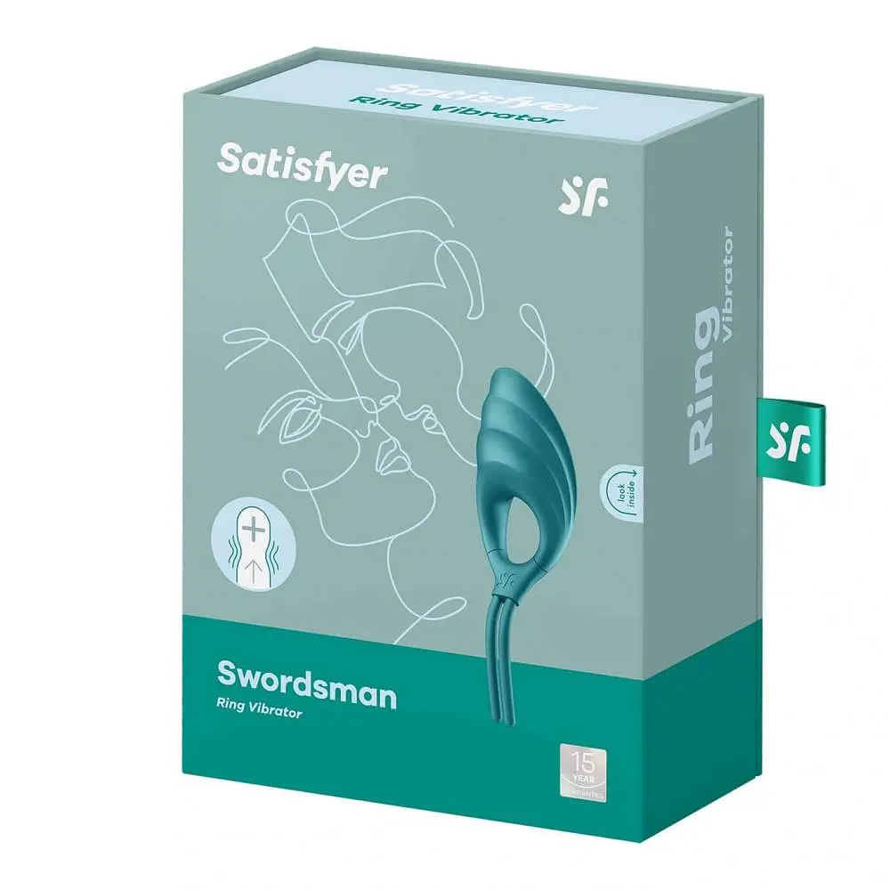 Віброкільце Satisfyer Swordsman 14.2 см зелений - фото 8