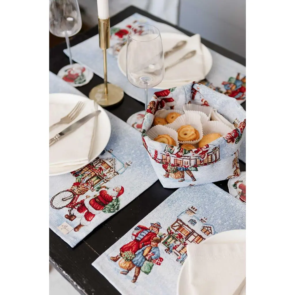 Салфетка гобеленовая Прованс Carousel с люрексом 30 x 50 см (41797) - фото 3