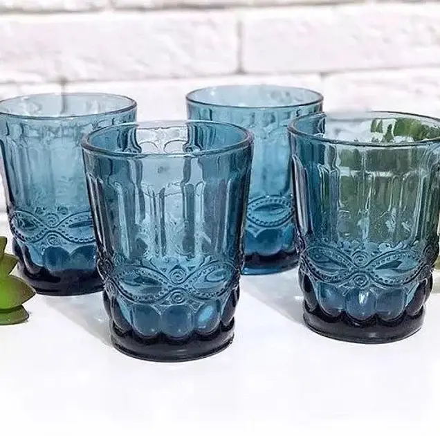 Склянка Olens Вінтаж 300 мл синя (OCT-KC7933DS) - фото 3